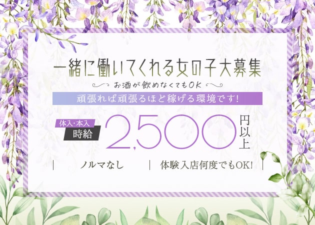 歌舞伎町クラブ/ラウンジ・WISTERIAの求人