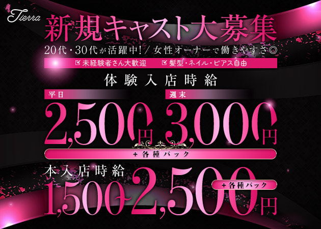 Tierra 職種：フロアレディ