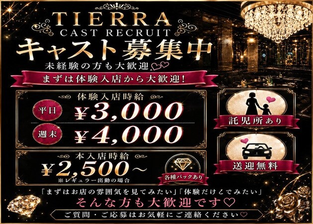 古河パブ/スナック・Tierraの求人