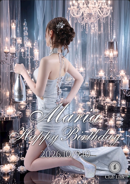 ピックアップニュース 🥂 MARIA Birthday Event 🥂  10/9（金）・10/10（土）