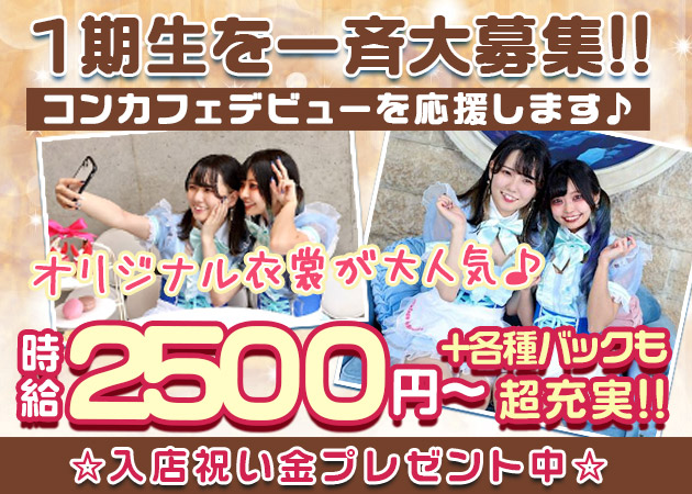 渋谷コンカフェ・Cafe＆Bar mercure-メルキュール-の求人