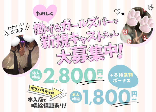 鶴間ガールズバー・恋愛シミュレーションの求人