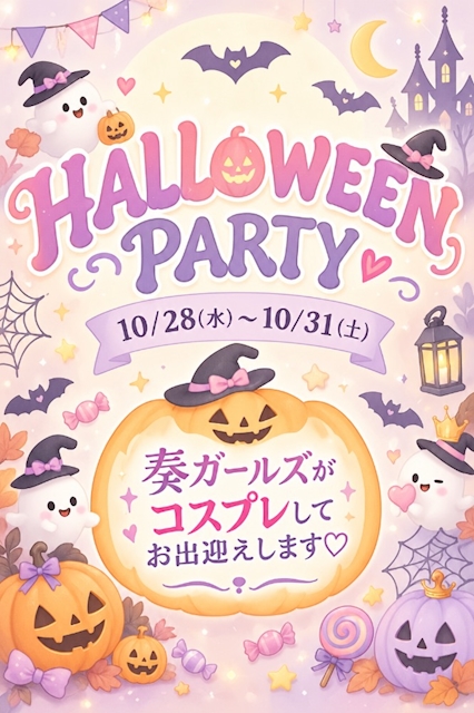 ピックアップニュース 🎃奏ガールズとhappy⭐️Halloween🎃