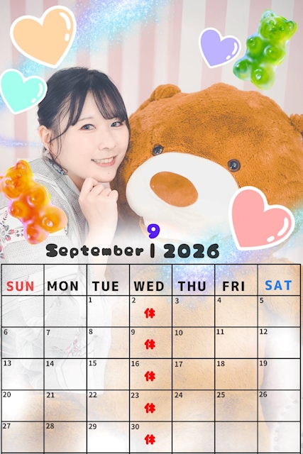 ピックアップニュース 9月のカレンダーです(キラッ☆)