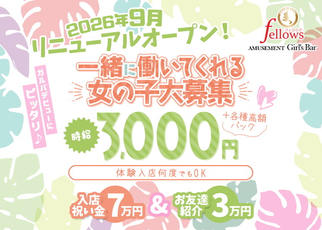 ひばりヶ丘ガールズバー・AMUSEMENT Girl's Bar Fellowsの求人