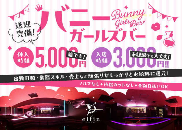 水戸市大工町ガールズバー・GIRL’S BAR elfinの求人