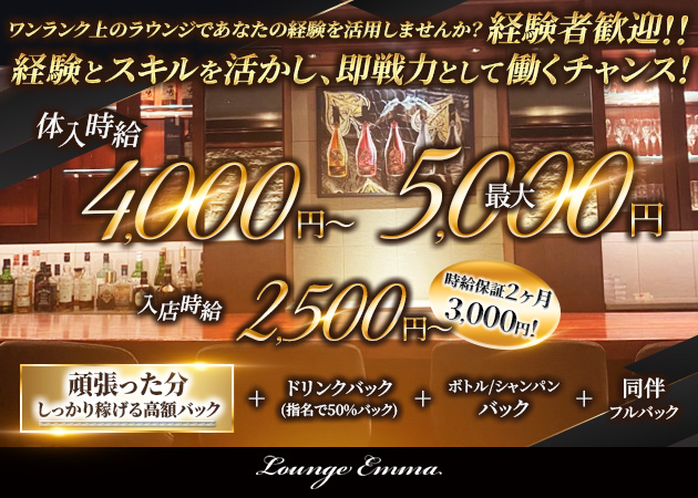 Lounge Emma 職種：フロアレディ
