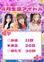 ピックアップニュース 4月お誕生日‼️