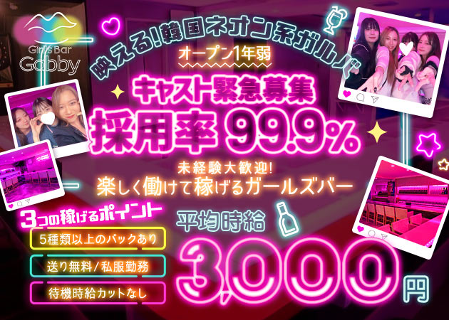志木ガールズバー・Girl's Bar Gabbyの求人