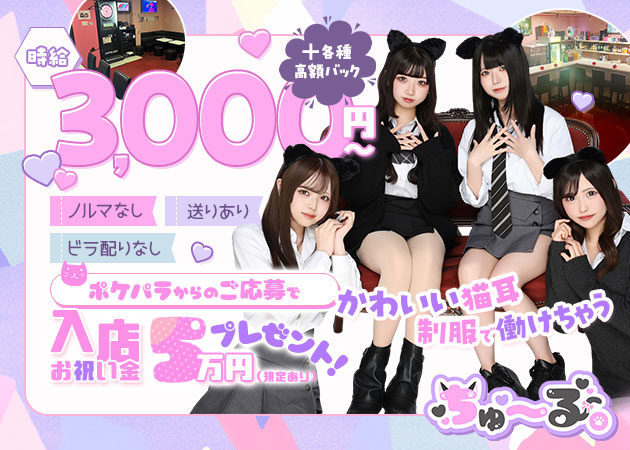 南浦和ガールズバー・ちゅーる。の求人