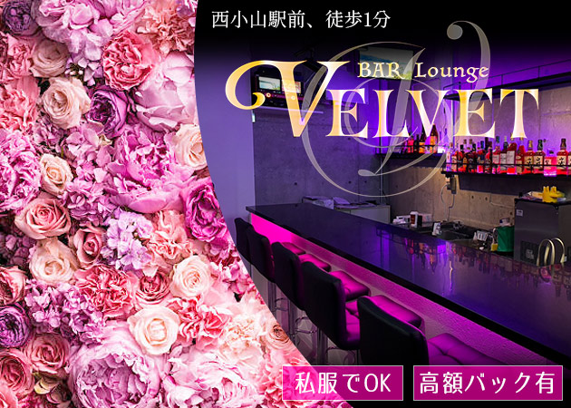 西小山ガールズバー・BAR Lounge VELVETの求人