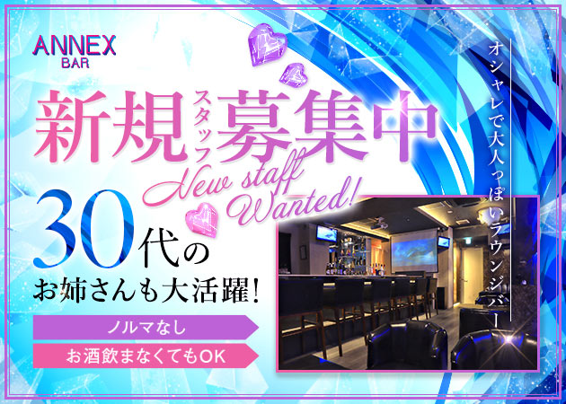 ポケパラ体入 ANNEX BAR・アネックスバー - 湯島のガールズバースタッフ募集