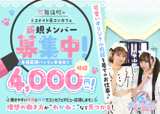 歌舞伎町コンカフェ・吾輩は猫であるの求人