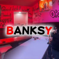 BANKSY - 大川のガールズバー