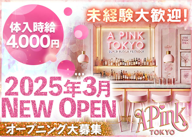 ポケパラ体入 A Pink TOKYO・エーピンクトーキョー - 上野のガールズバー女性キャスト募集