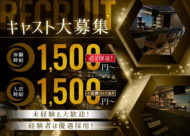 Girls Bar LUNA 職種：カウンターレディ、バーテンダー