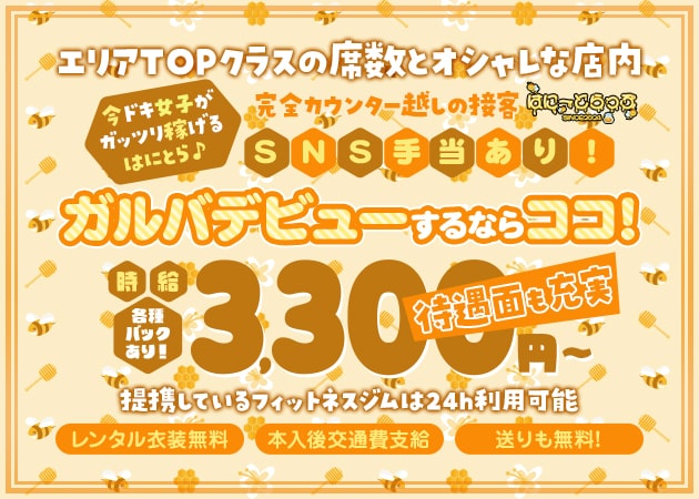 赤羽ガールズバー・はにーとらっぷの求人