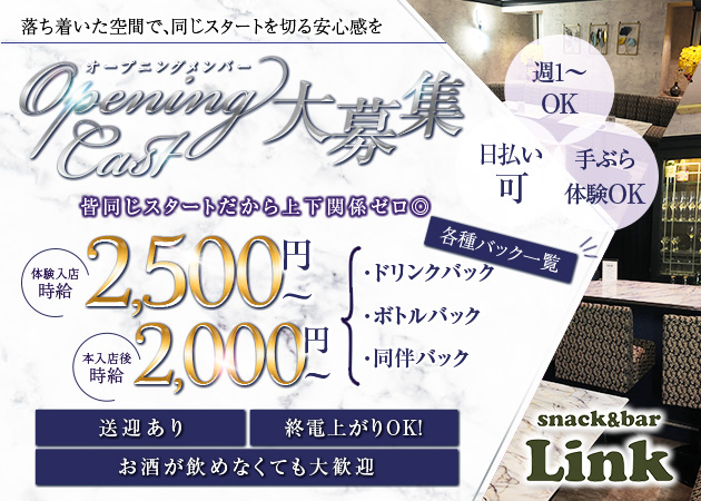 浜松スナック・snack&bar Linkの求人