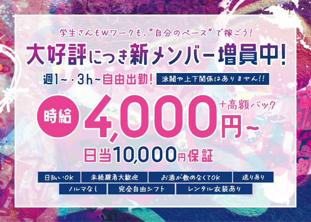 東海市 太田川ガールズバー・funfunの求人