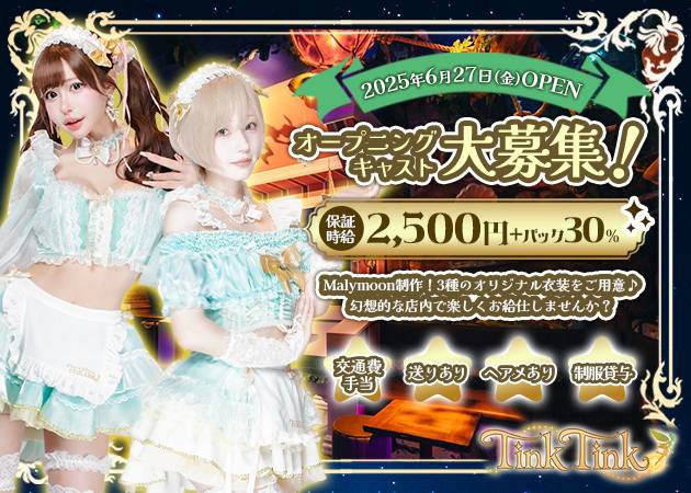 ポケパラ体入 TinkTink・ティンク ティンク - 秋葉原のコンカフェ女性キャスト募集