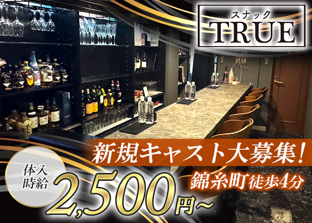 錦糸町パブ/スナック・スナックTRUEの求人