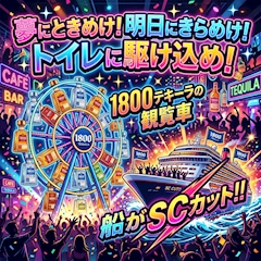 『夢にときめけ!明日にきらめけ!トイレに駆け込め!1800week』