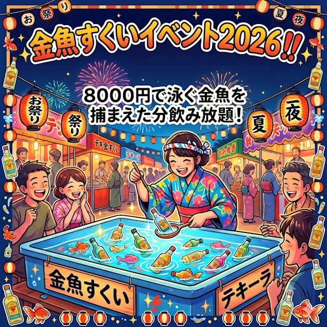ピックアップニュース 本日のイベント『金魚すくいイベント』