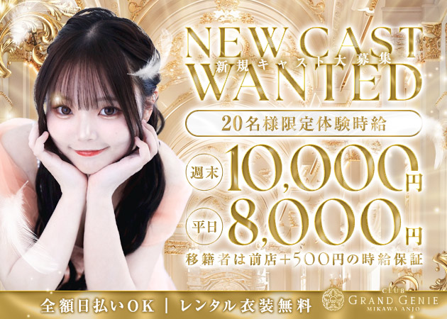 安城キャバクラ・CLUB GENIE MIKAWA ANJOの求人