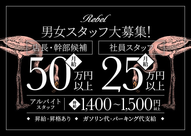 JR宇都宮のキャバクラ求人/アルバイト情報「Rebel」