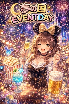 🩷🍿夢と魔法の国Night🐭🩷