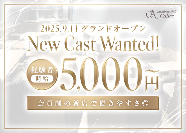 ポケパラ体入 members club Calice・カリス - 名古屋 錦のクラブ/ラウンジスタッフ募集