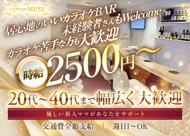 上野パブ/スナック・カラオケBAR MUSEの求人