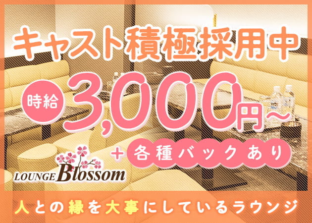 ポケパラ体入 LOUNGE Blossom・ブロッサム - ミナミのラウンジ/クラブスタッフ募集