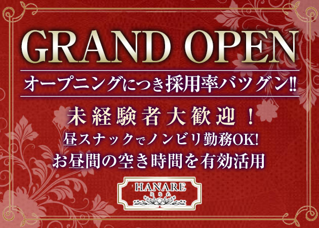 神戸三宮スナック・昼スナック HANAREの求人