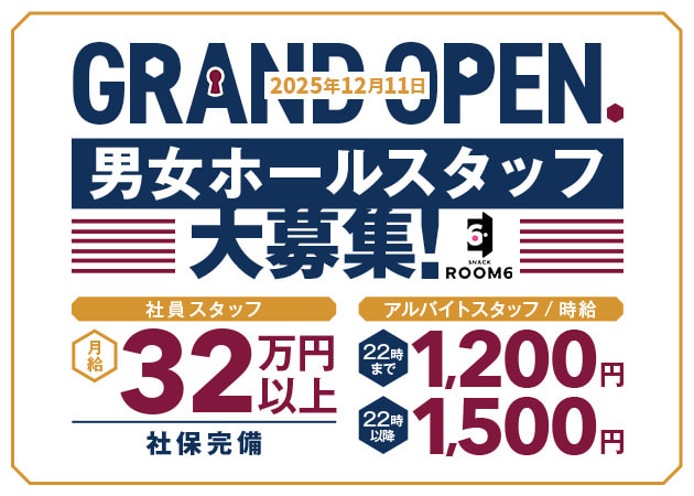 東武宇都宮のパブ/スナック求人/アルバイト情報「SNACK ROOM6」