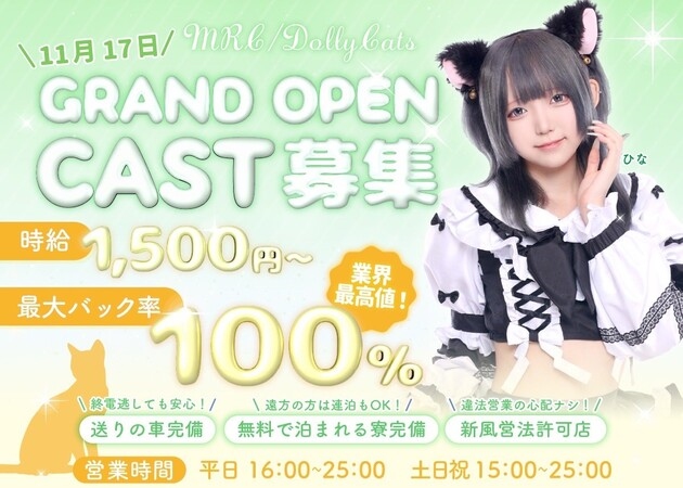 秋葉原コンカフェ・MRC/Dolly Catsの求人