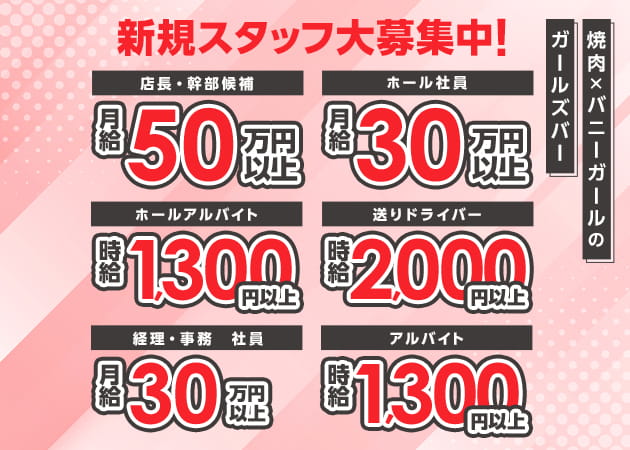 池袋西口のガールズバー求人/アルバイト情報「焼肉とバニーガール 池袋西口店」