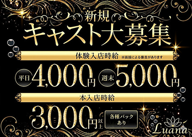 JR宇都宮キャバクラ・Club Luanaの求人