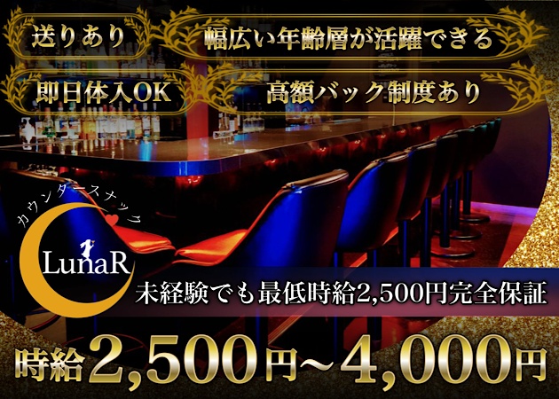 錦糸町パブ/スナック・カウンタースナック LunaRの求人