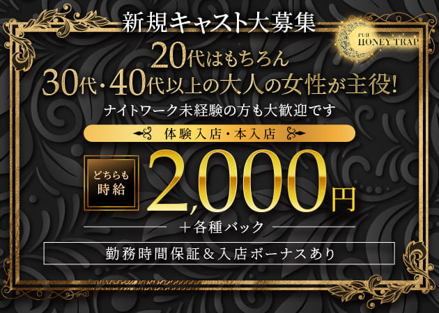 古河・東口パブ/スナック・PUB HONEY TRAPの求人