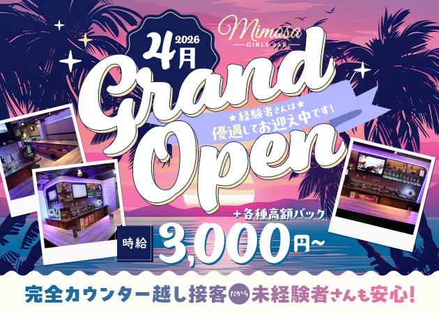 錦糸町ガールズバー・GIRLS BAR Mimosaの求人