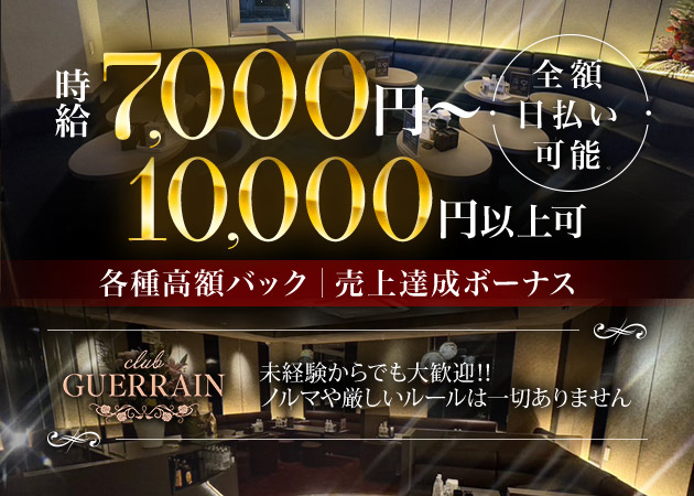 中洲キャバクラ・club GUERRAINの求人