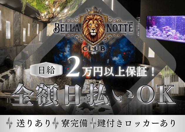 赤羽キャバクラ・BELLA NOTTEの求人