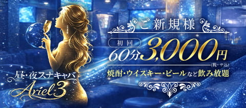 昼夜スナキャバ Ariel3・アリエルスリー - 渋谷のキャバクラ