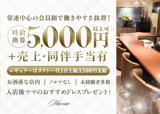 members Marino 職種：フロアレディ