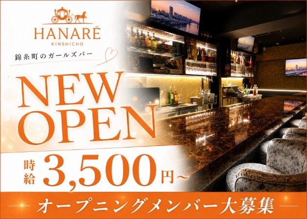錦糸町駅南口ガールズバー・HANAREの求人