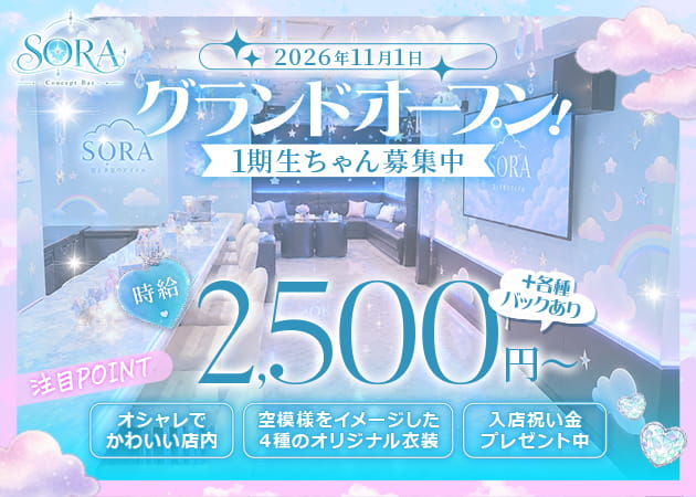 SORA -Concept Bar- 職種：カウンターレディ