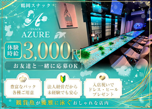 鶴岡市スナック・SNACK AZUREの求人