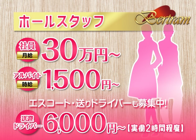 新橋の熟女パブ/熟女キャバクラ求人/アルバイト情報「Bertram 新橋店」