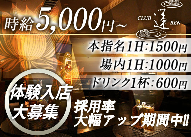 CLUB 蓮 職種：フロアレディ